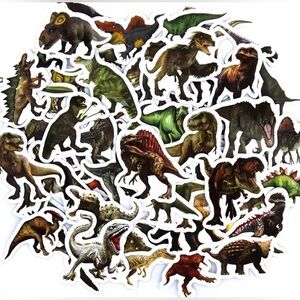 $2 Dinosaur Reptile Stickers 10@Random $2 WITH ANY $10 ORDER OR MORE